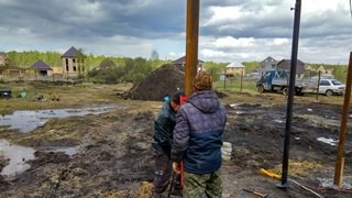 Заказать монтаж винтовых свай в Черкесск - цена под ключ с доставкой от 1841 шт